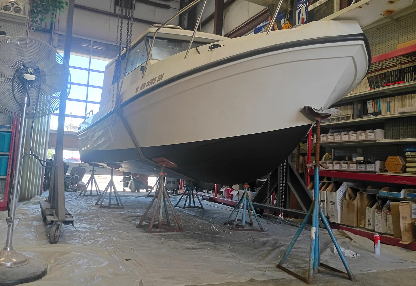 Full-size boat service